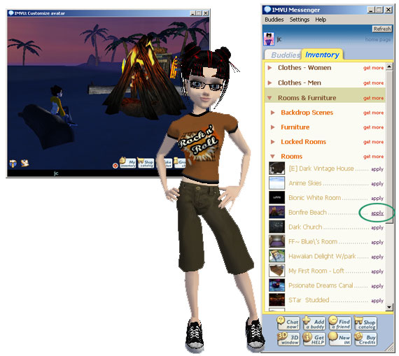 imvu old version of sign up