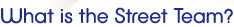 What is the Street Team?