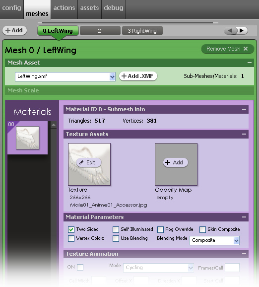 SIX: Adding New Textures